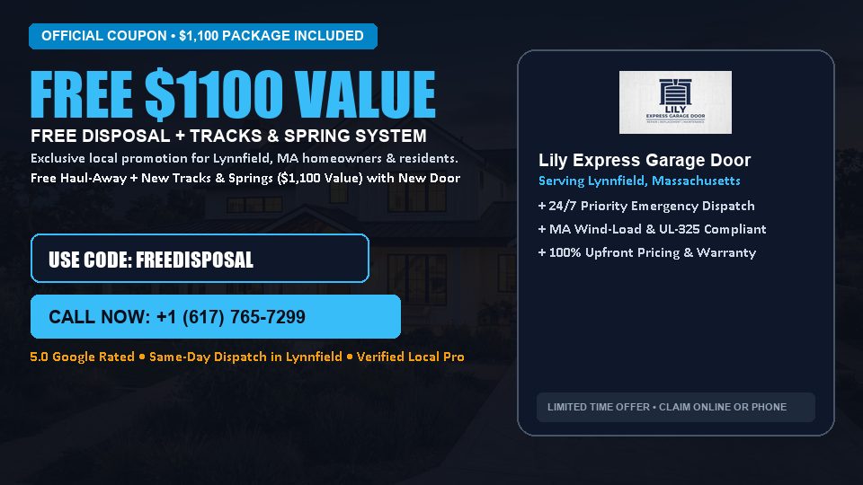 Lily Express Garage Door FREE Haul-Away & Heavy-Duty Tracks with New Door